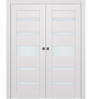 Avon 07-05 Vetro Snow White Double pocket doors