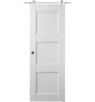 Oxford Uno 07 2Rn Snow White Barn doors