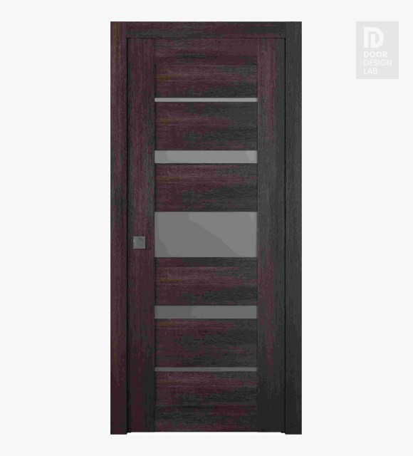 Avon 07-03 Vetro Veralinga Oak Modern Interior Pocket Door by Belldinni