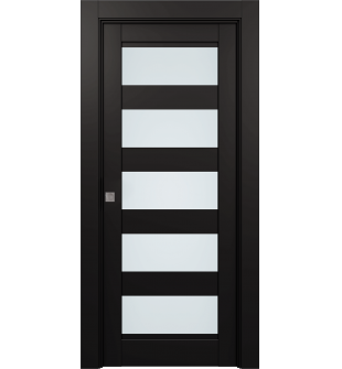 Avon 07-07 Vetro Black Matte Pocket doors