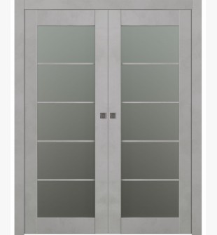 Avon 5 Lite Vetro Light Urban Double pocket doors