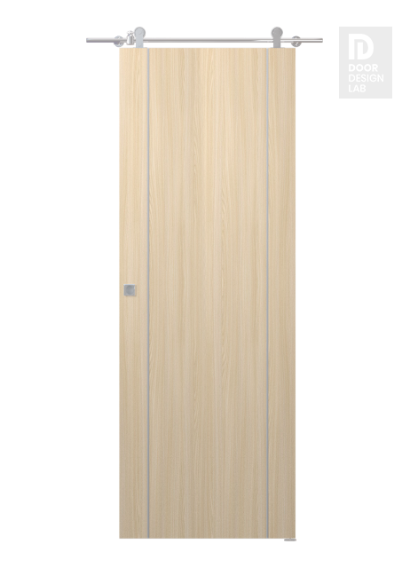 Optima 2U Loire Ash Modern Interior Barn Door by Belldinni