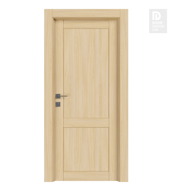 Shaker 2 Panel Loire Ash Modern Interior Door by Belldinni