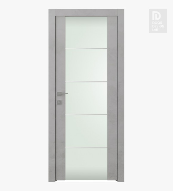 Avon 202 4H Vetro Light Urban Modern Interior Door by Belldinni