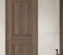 Oxford Duo 07 Rn Pecan Nutwood Modern Interior Frameless Door by Belldinni