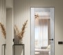 Avon 207 Clear Vetro Ribeira Ash Modern Interior Frameless Door by Belldinni