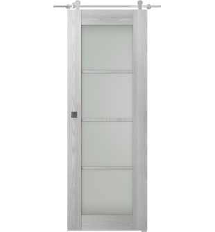 Avon 4 Lite Vetro Ribeira Ash Barn doors