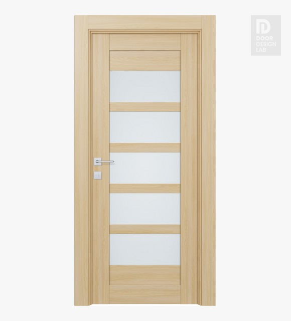 Avon 07-07 Vetro Loire Ash Modern Interior Door by Belldinni