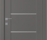Avon 01 2H Gray Matte Modern Interior Door by Belldinni