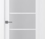 Palladio 5 Lite Vetro Bianco Noble Modern Interior Door by Belldinni