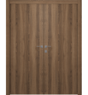 Optima Pecan Nutwood Double doors
