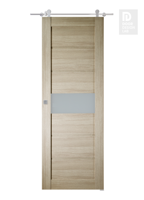 Edna Vetro Shambor Modern Interior Barn Door by Belldinni