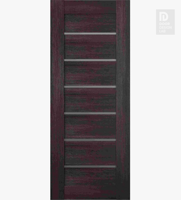 Modern Interior DOOR SLAB AVON 07-02 VETRO VERALINGA OAK 30" X 84" X 1 3/4"