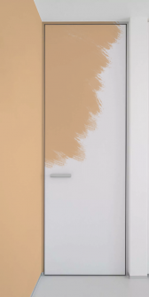 Primed Door Example For Painting In Beige