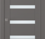 Avon 07-04 Vetro Gray Matte Modern Interior Pocket Door by Belldinni