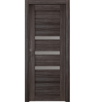Rita Vetro Gray Oak Pocket doors