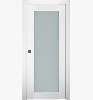 Smart Pro 207 Vetro Polar White Pocket doors