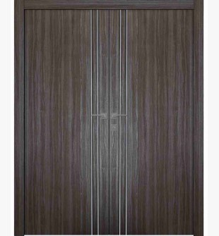 Palladio 2V Gray Oak Double doors