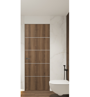 Optima 4H Pecan Nutwood Frameless