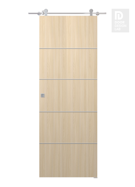 Optima 4H Loire Ash Modern Interior Barn Door by Belldinni