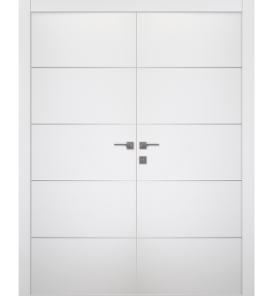 Optima 4H Snow White Double doors