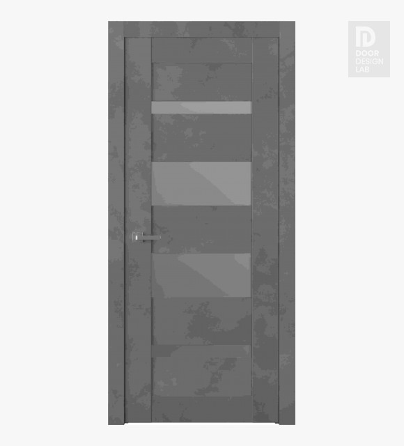 Avon 07-01 Vetro Dark Urban Modern Interior Door by Belldinni