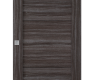 Perla Vetro Gray Oak Modern Interior Barn Door by Belldinni