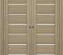 Avon 07-02 Vetro Shambor Modern Interior Double Pocket Doors by Belldinni