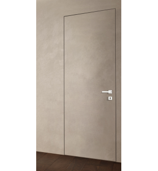 Primed Door Example For Plastering In Brown Single Doors