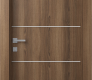 Optima 4H Pecan Nutwood Modern Interior Door by Belldinni