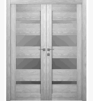 Avon 07-01 Vetro Ribeira Ash Double doors