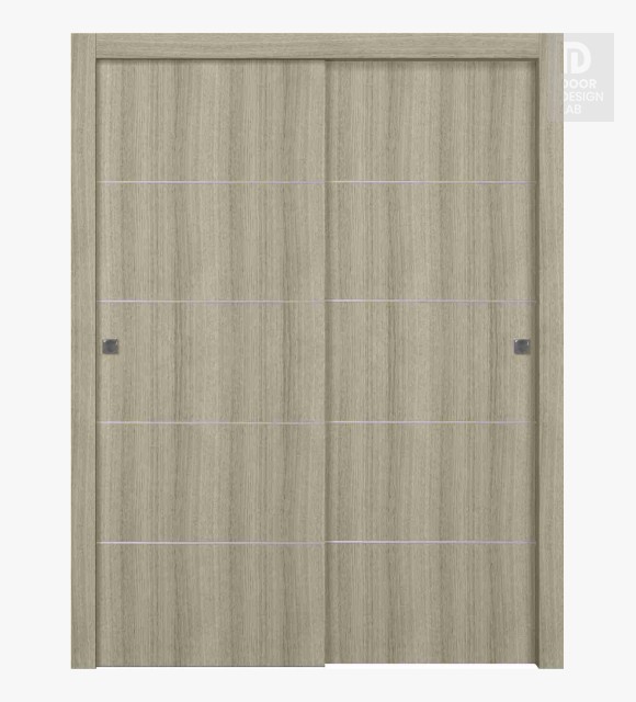 Optima 4H Shambor Modern Interior Bypass Doors by Belldinni