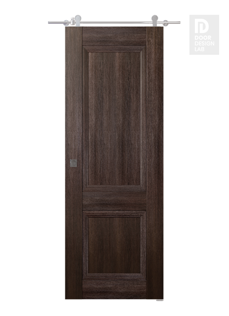 Oxford Duo 07 R Veralinga Oak Modern Interior Barn Door by Belldinni