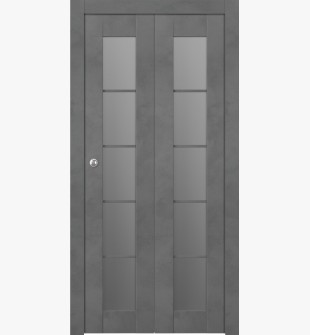Avon 5 Lite Vetro Dark Urban Bi-folding doors