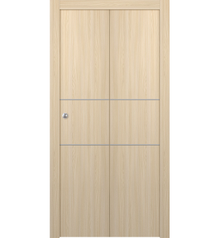 Optima 2H Loire Ash Bi-folding doors