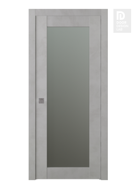 Avon 207 Vetro Light Urban Modern Interior Pocket Door by Belldinni