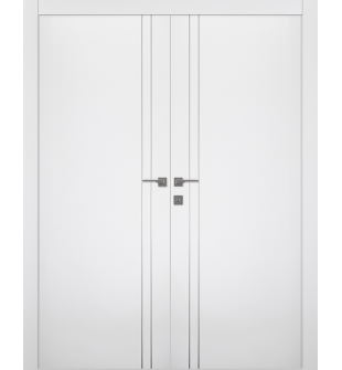 Optima 2V Snow White Double doors