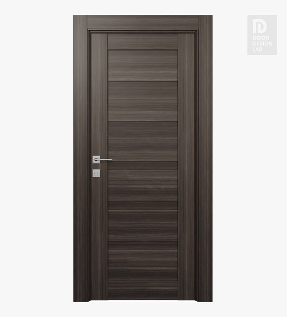 Orleo Gray Oak Modern Interior Door by Belldinni