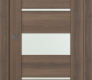 Avon 07-06 Vetro Pecan Nutwood Modern Interior Pocket Door by Belldinni