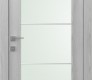 Avon 202 4H Vetro Ribeira Ash Modern Interior Door by Belldinni