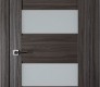 Dessa Vetro Gray Oak Modern Interior Door by Belldinni