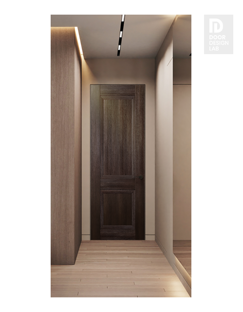 Oxford Duo 07 R Veralinga Oak Modern Interior Frameless Door by Belldinni
