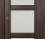 Avon 3 Lite Vetro Veralinga Oak Modern Interior Pocket Door by Belldinni