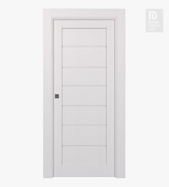 Alda Bianco Noble Modern Interior Pocket Door by Belldinni