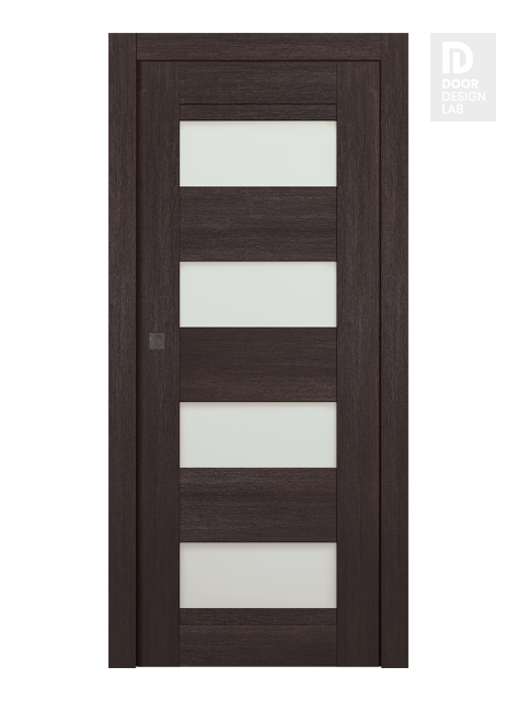 Avon 07-08 Vetro Veralinga Oak Modern Interior Pocket Door by Belldinni