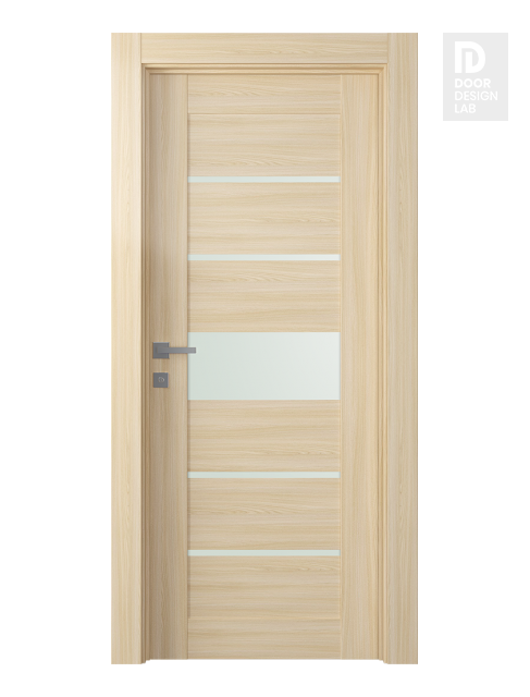 Avon 07-06 Vetro Loire Ash Modern Interior Door by Belldinni