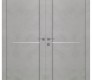 Avon 07 1H Light Urban Modern Interior Double Swing Doors by Belldinni