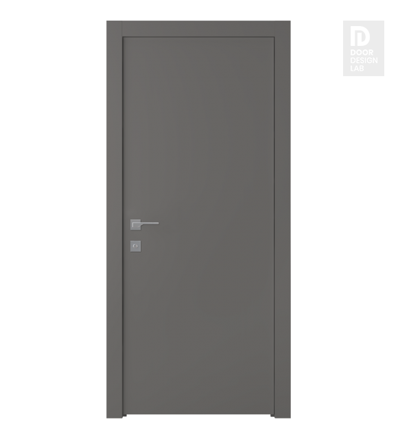 Optima Gray Matte Modern Interior Door by Belldinni