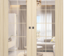 Avon 10 Lite Clear Loire Ash Modern Interior Double Pocket Doors by Belldinni