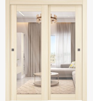 Avon 207 Clear Vetro Loire Ash Bypass doors